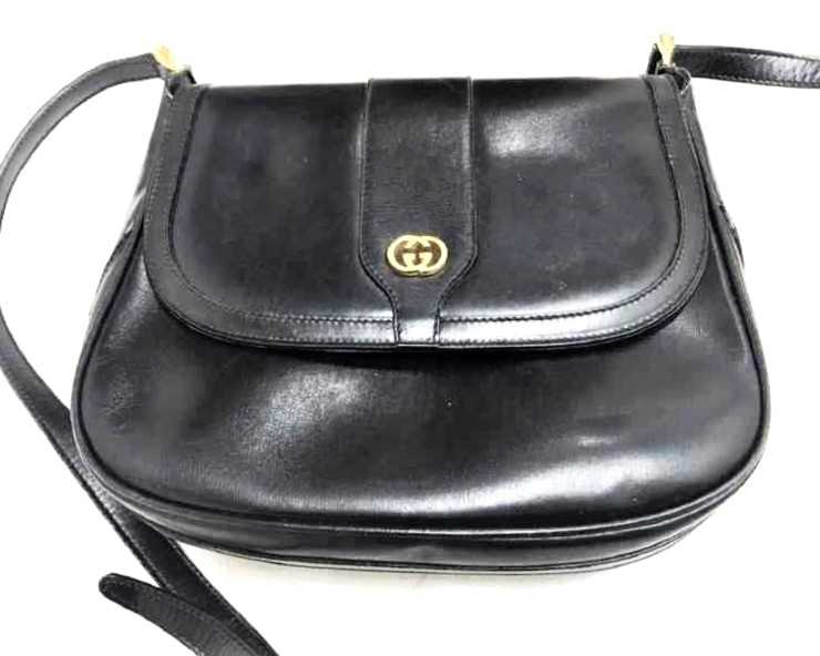 グッチ買取 レザー ショルダーバッグ